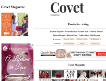 Tablet Screenshot of covetmagazine.com.au